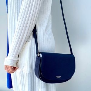 Kate Spade Mixed Material Flap Crossbody